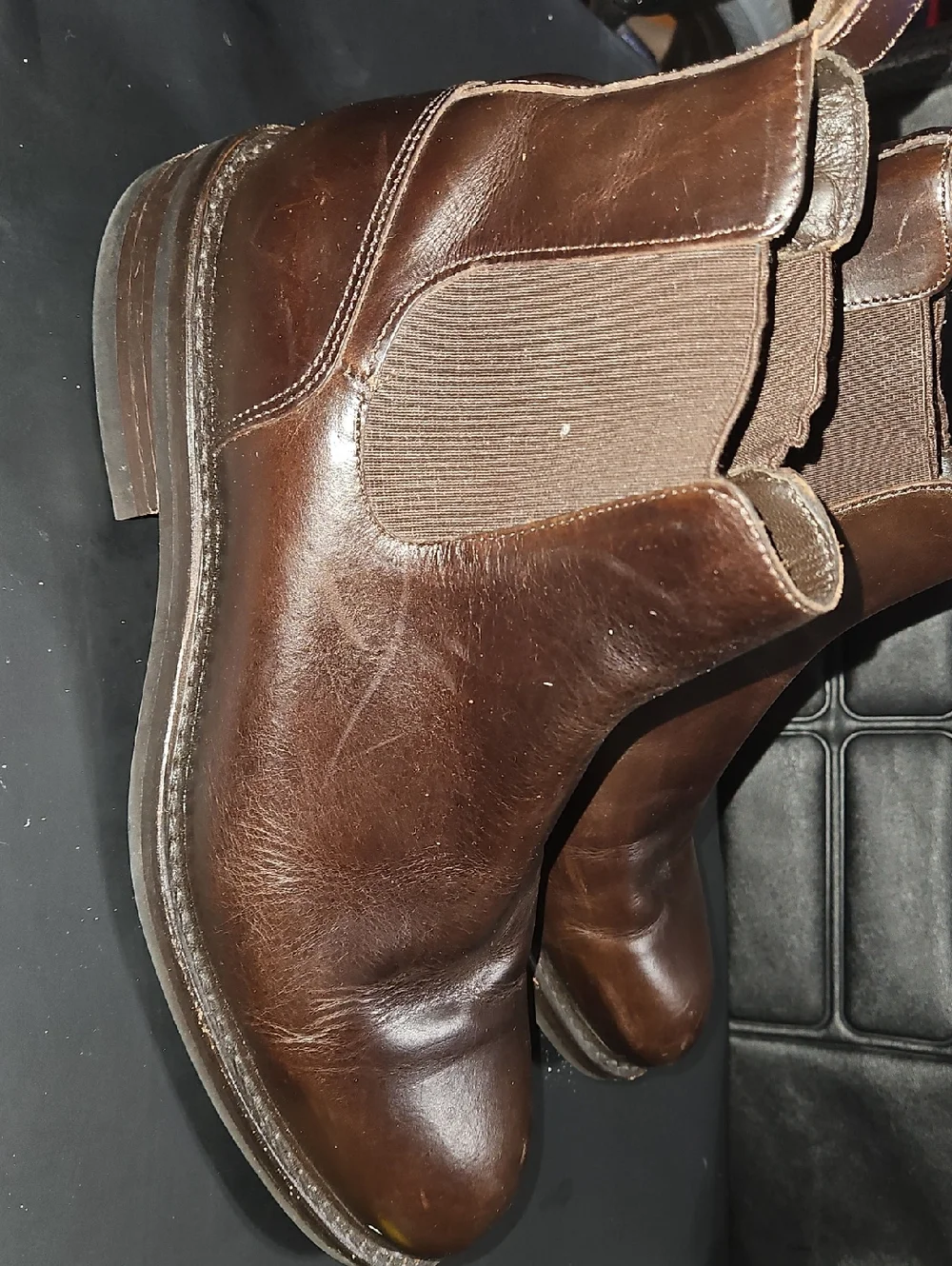 Wolverine Men's Dark Brown Leather Chukka Boots Size 8.5 D